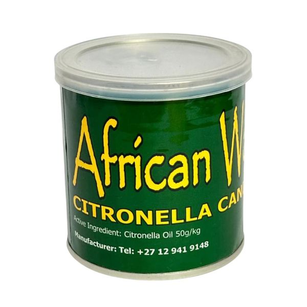 African Wax Citronella Candle