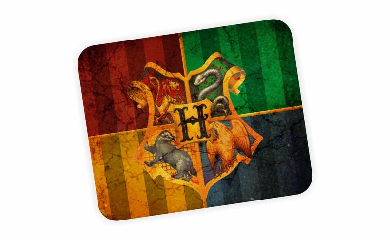 Colorful Harry Potter Themed Mouse Pad