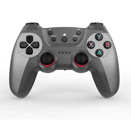 Android Wireless Gamepad 2.4G - Silver, Built-in Speaker & Stereo Headphone Image