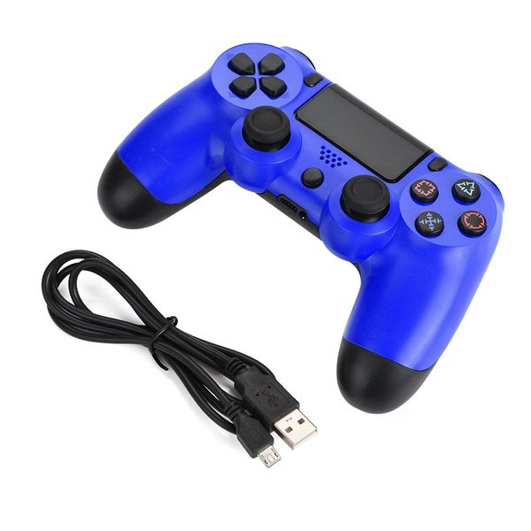 Blue Multi-Color BT Controller Compatible with PS4