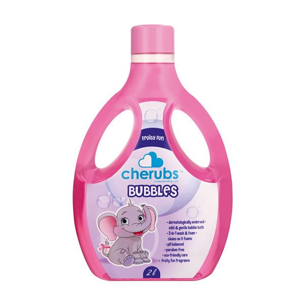 Cherubs Kiddies Bubble Bath Strawberry (3 x 2L)