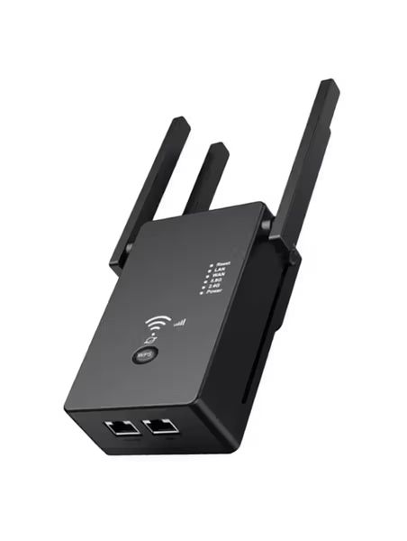 1200Mbps Dual-Band WiFi Range Extender2.4GHz Signal Booster with 4 Antennas