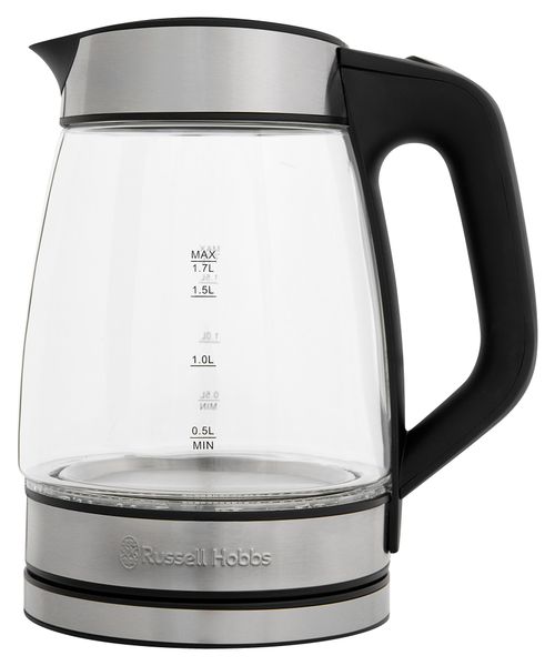 Russel Hobbs Transparent Borosilicate Glass 1.7 L Kettle