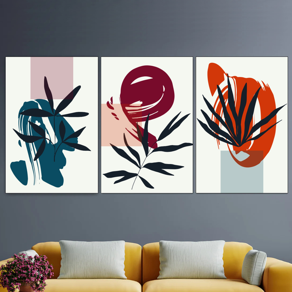 28X40Cm - Background With Leaves image