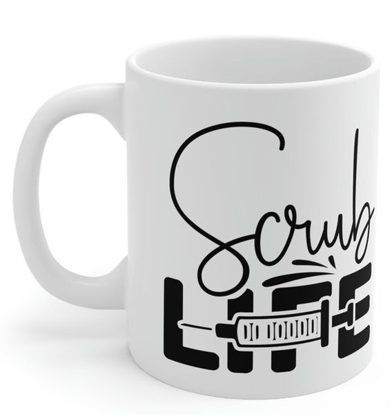 Scrub Life Christmas Birthday Nurse For Her Gift Mug