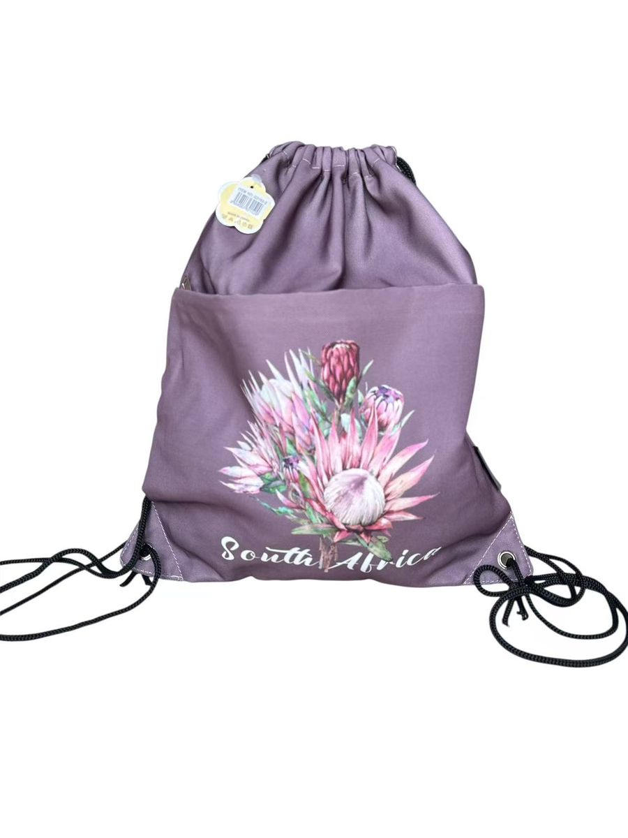 Africa Drawstring Backpack - Stylish & Practical for Your Adventures