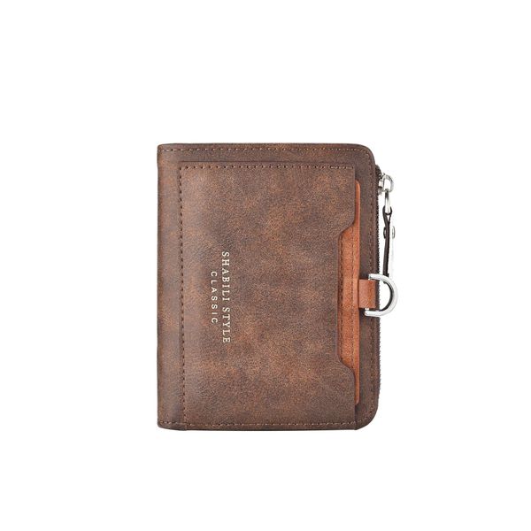 Anti-Theft Men Wallet, Leather Front Pocket Card Gift For Men Minimalist