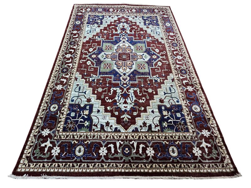 QPRugs -Stunning Maroon Zigler Machine Made Carpet 400 x 300 CM