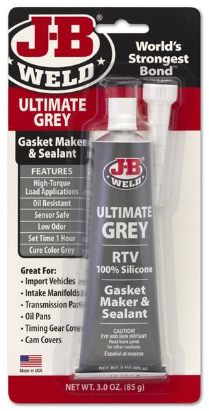 J-B Weld Ultimate Grey RTV Gasket Maker &amp; Sealant