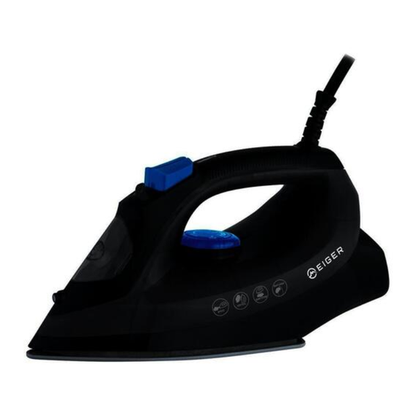 Eiger Self Cleaning Ader 2200W Ceramic Steam Iron 1.8m Cord