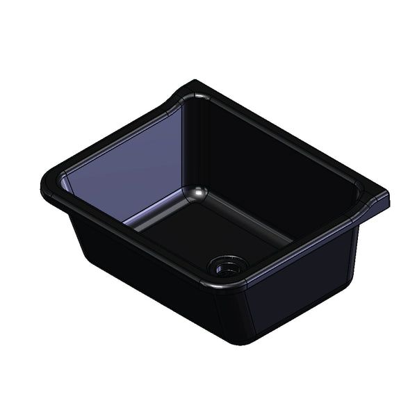 Contractors Wash Trough - Vandal Resistant - Black