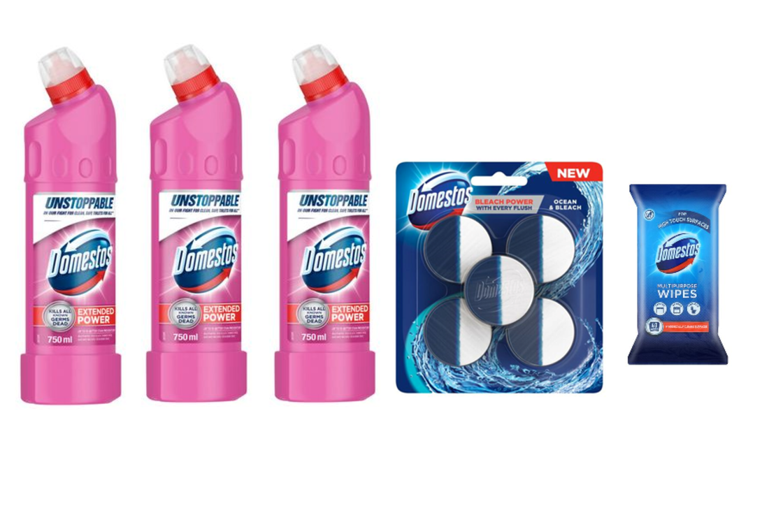 Domestos Thick Bleach Summer, Wipes & Toilet Bleach Power Buy Online