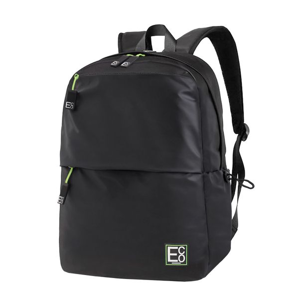 ECO Durable Waterproof Laptop &amp; Travel Backpack, Adjustable Straps - Black