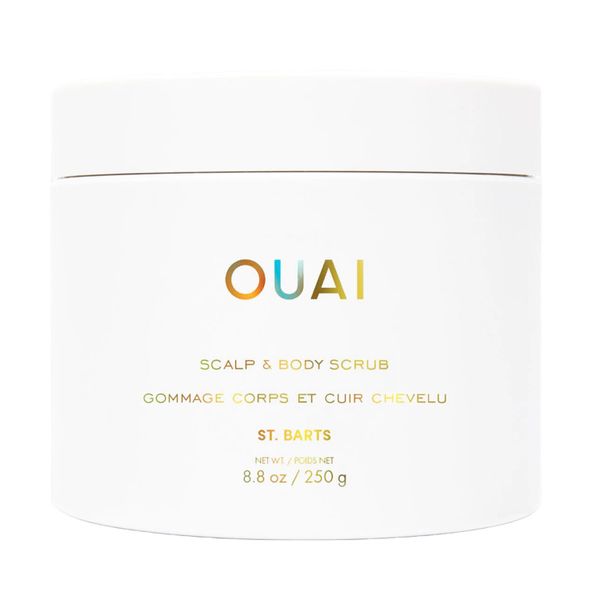 OUAI Scalp &amp; Body Scrub, St. Barts - Exfoliating Body Scrub 250g