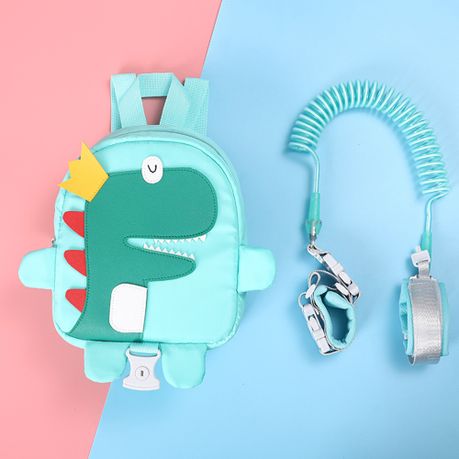 thumbnail image 2 of Cartoon Toddler Mini Backpack With Anti-Lost Harness, Cute Animal Backpack Safety Leash Storage Bag For Boys And Girls 2 of 9
