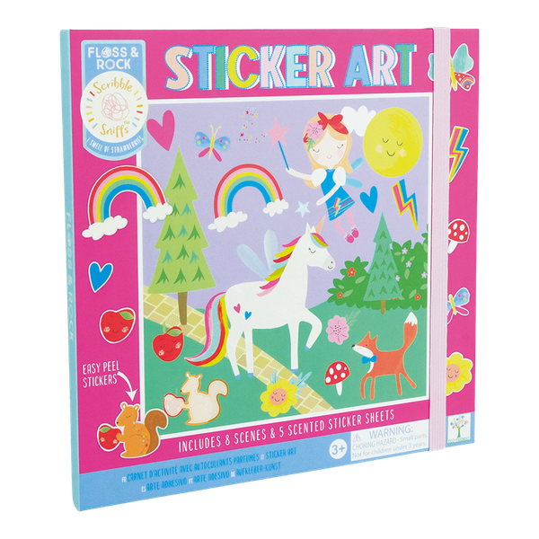 Floss &amp; Rock Rainbow Fairy Sticker Art
