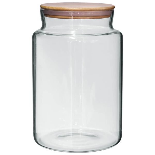 Be Classic Homeware Food/Honey Storage Jar With Bamboo Lid 3000lt