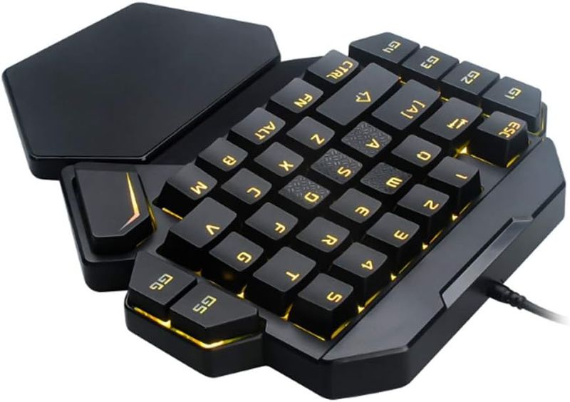 Gaming Keyboard Mechanical Gaming Keyboard 35 Keys One Handed Keyboard