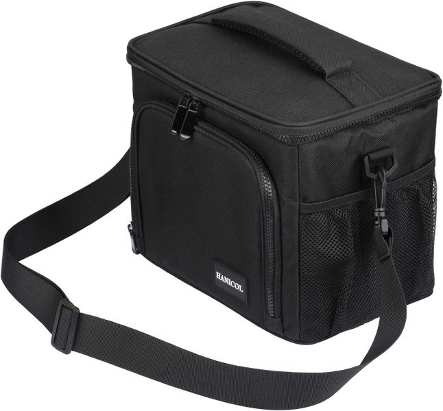 Classic Portable Thermal Lunch Meal Shoulder Bag