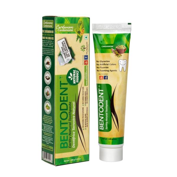 Bentodent Natural Cardamom Bentonite Clay Toothpaste (100gm)