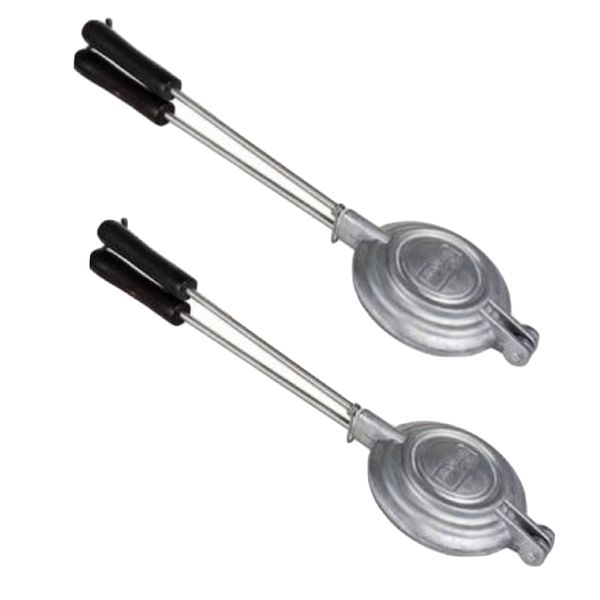 Camping Kitchen Aluminium Jaffle Iron Set of 2 - Large