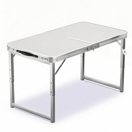 Topika - Foldable Table 1.2M, Adjustable Folding Table, Camping Desk Image