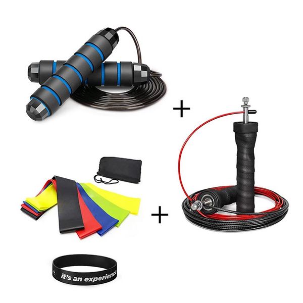 Killer Deals Ball-Bearing/Speed Skipping Rope &amp; Exercise Resistance Bands
