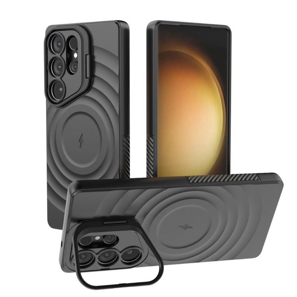 Magnetic Lens Holder Protective Case Compatible With Galaxy S25 Ultra