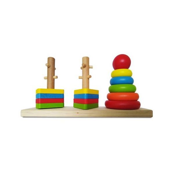 Growing Minds - Edu Wood Shape Sorter 22.5x12cm