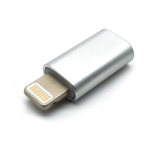 Techem Micro USB To 8 pin Lighting Charging &amp; Data Adapter