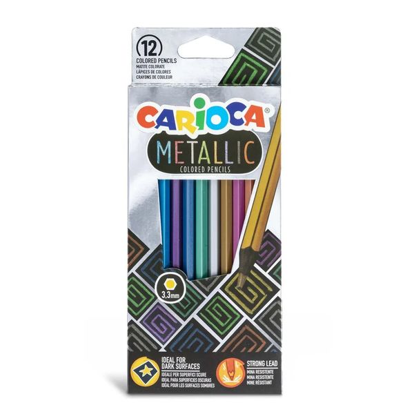 Carioca Metallic Pencils 43164 (Set 12)