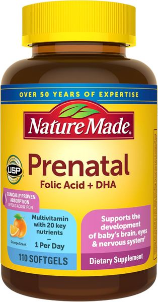 Nature Made Prenatal Vitamins for Women - 110 Day Supply