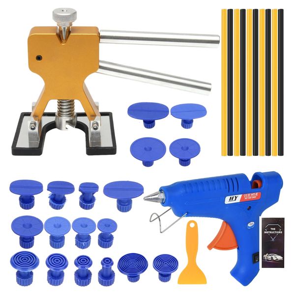 Automotive DIY All in 1 Vehicle Dent Repair Removal Kit Jumbo Set 0f 30