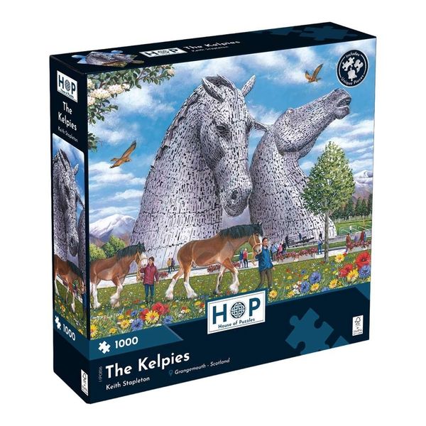 House of Puzzles - The Kelpies - 1000 Piece Jigsaw Puzzle