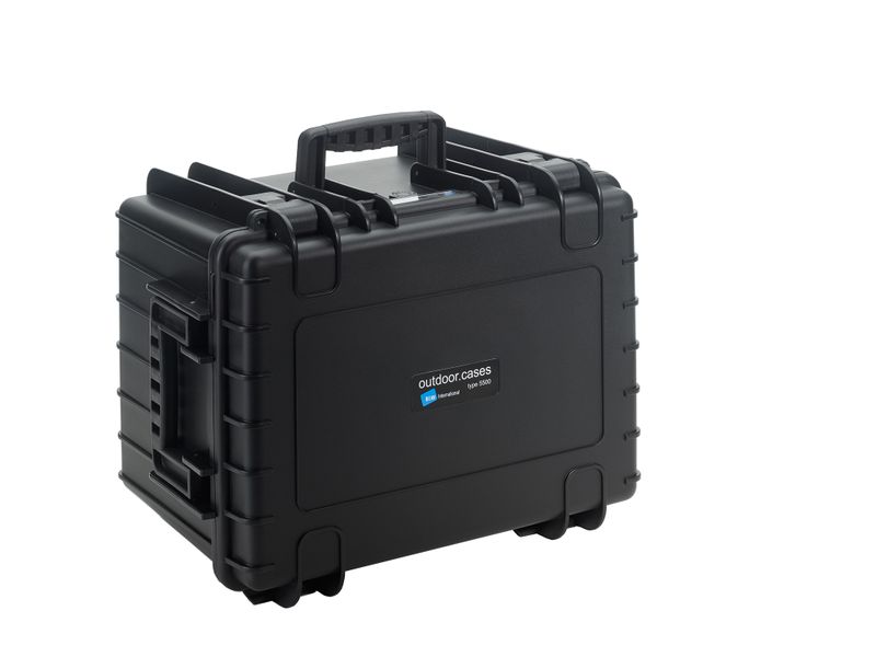 B&amp;W Intl. Outdoor Case 5500 With Dividers - Black