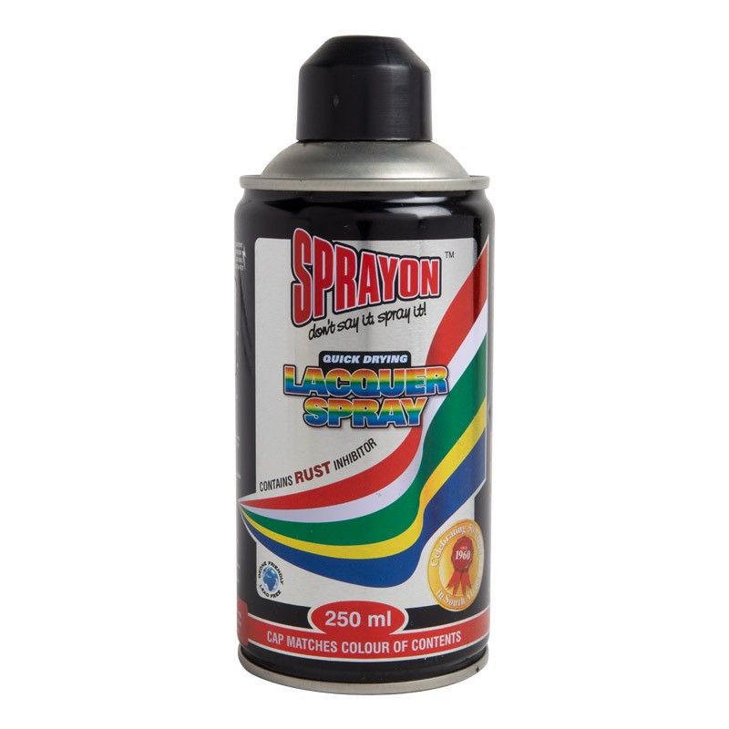 Bulk Pack x 4 Sprayon Spray Paint 250ml Satin Black Buy Online in South Africa