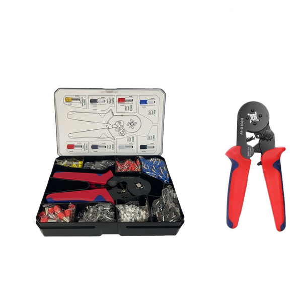 1200 Piece Terminal Integrated Box +6-4A Cold Press Pliers