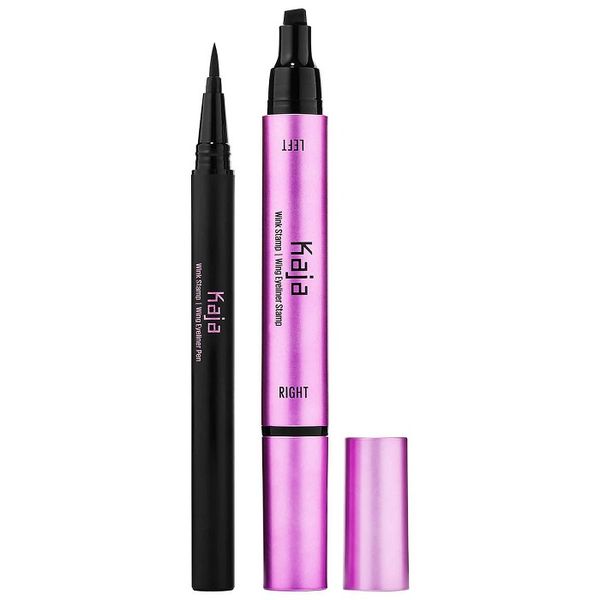 Kaja - Wink Stamp Wing Eyeliner Stamp &amp; Liquid Liner Set