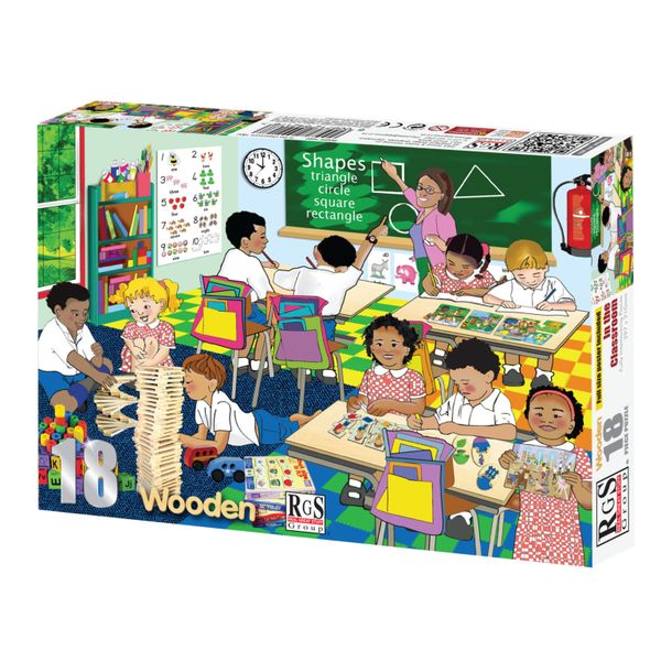 RGS Group In the Classroom 18 Piece Wooden Puzzle