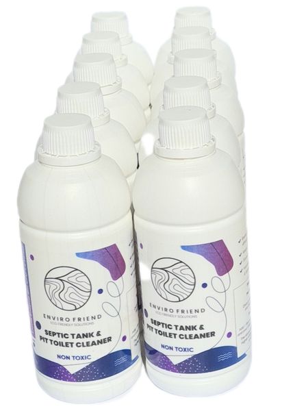 Enviro-Friend Septic Tank &amp; Pit Toilet Cleaner (10 x 500ml)