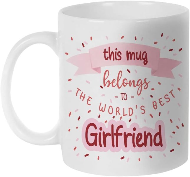 World's best girlfriend-Mother's day-Father's day-Valentines-Christmas Mug