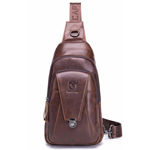 Bullcaptain - Rover Men's Chestbag Genuine Leather Sling Crossbody Bag