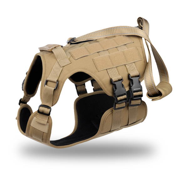 Tactical Harness vest for Large Dogs No Pull Adjustable Pet Harness vest