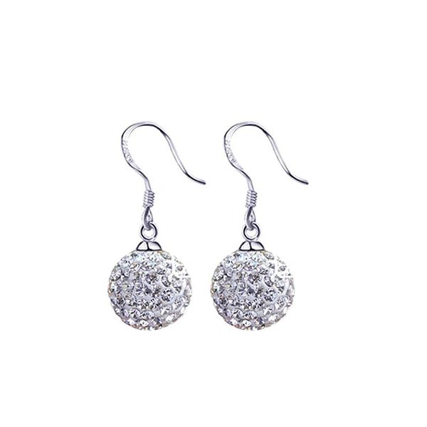 Shiny Drop Ball Earrings