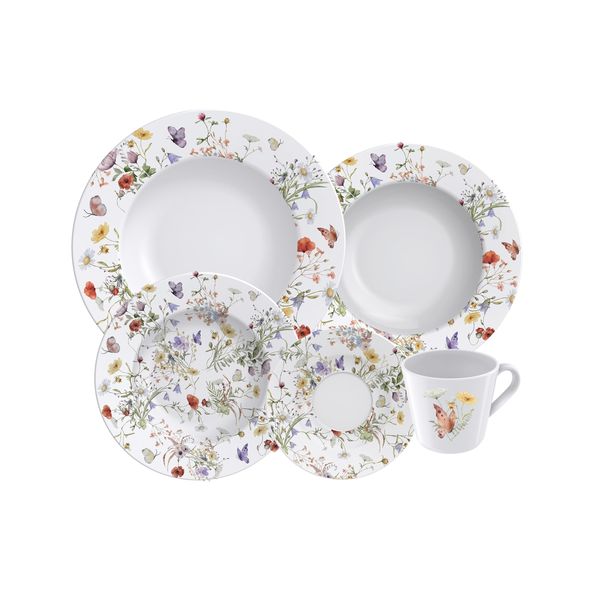 Tramontina 20 piece Ana Clara Porcelain Crockery Set