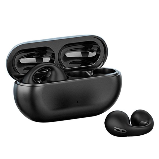 True Bone Conduction Bluetooth Earphones Wireless Headphones Touch ...