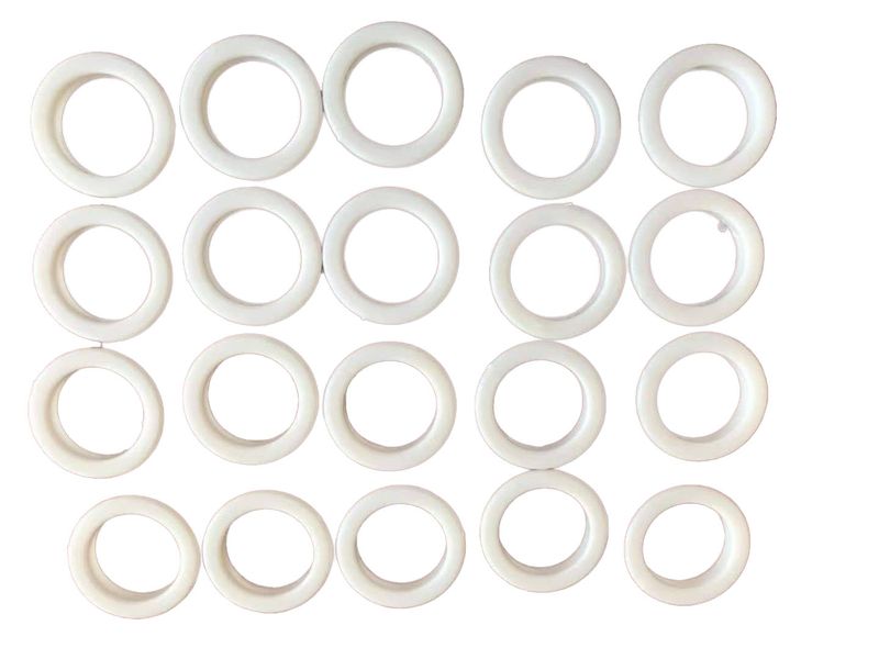 Jost white Plastic grommet rings