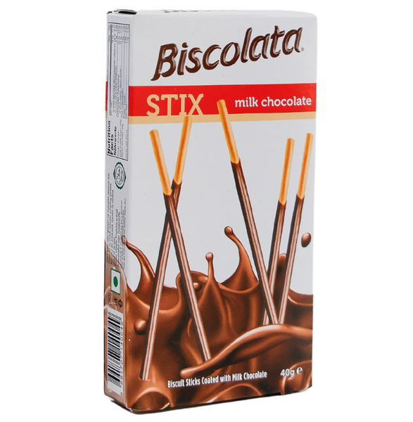 Biscolata - Stix Milk Chocolate (40g) x 3