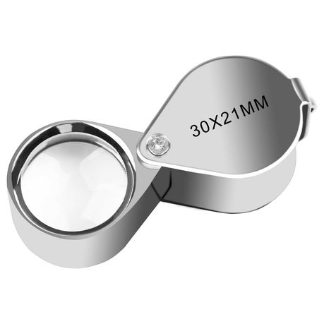 Puritest 30X Jewelers Magnifier Magnifying Glass Eye Loupe for Gold Silver Jewelry
