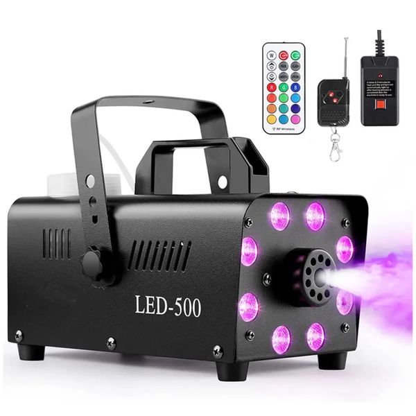 LED Smoke Machine - Choose color - Remote controlled - 13 colors - RGB